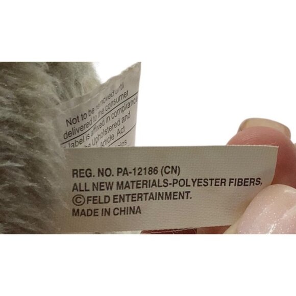 Vtg Ringling Bros. & Barnum & Bailey Circus Plush Elephant Stuffed Toy 19" Long - Picture 4 of 7